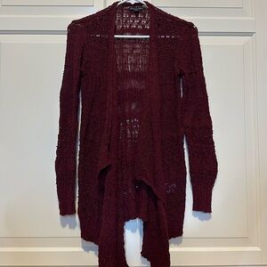 American Eagle maroon cardigan
